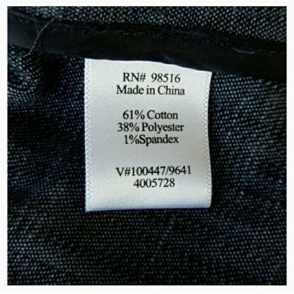 Vtg 90's Western Jean Jacket Gold Metallic Print Pintuck Studded Details Sz 4 - Picture 9 of 9